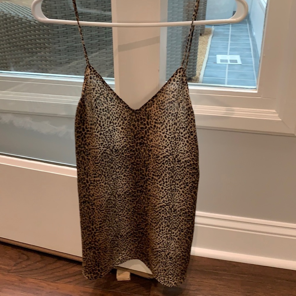 Leopard Low Back Tank
